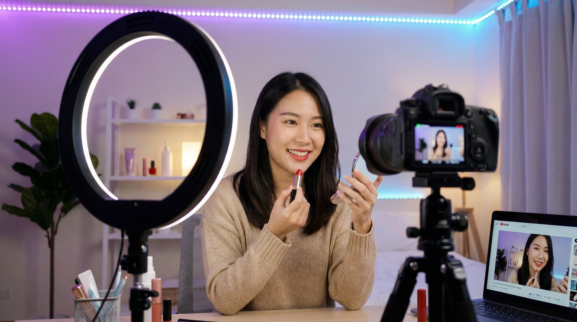 黄色仓库美妆教程视频